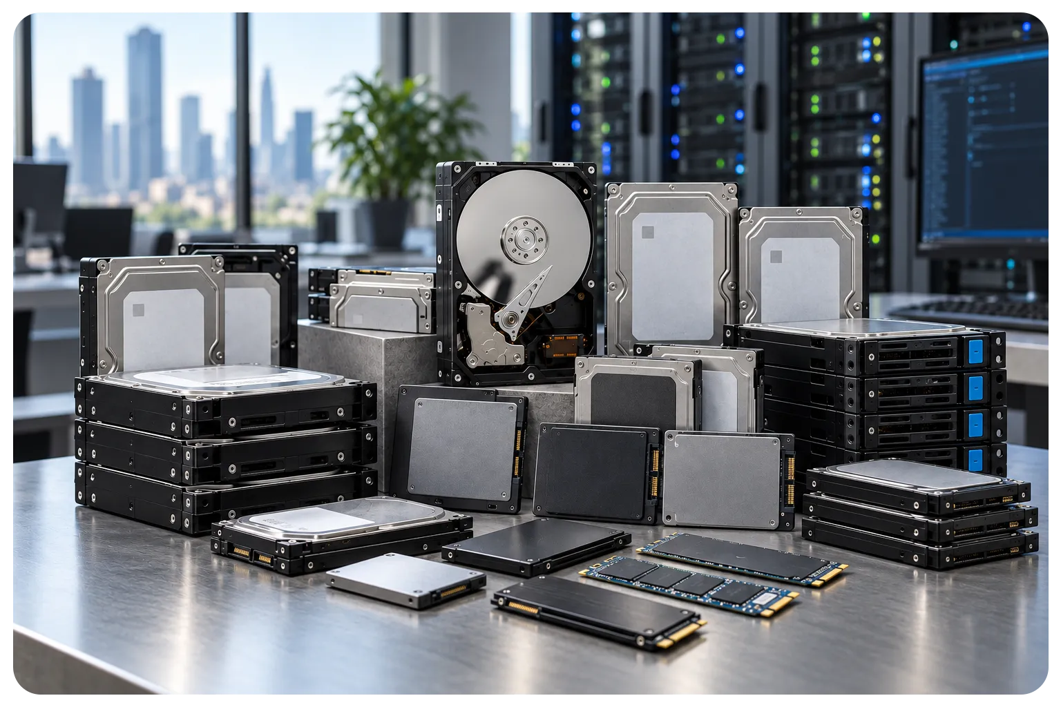 Refurbished enterprise hard disk drives